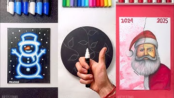 The Most Satisfying Christmas Art Ideas & Hacks that Look PRO (But Are Easy to Try) ✨🎄