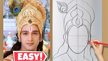 Saurabh Raj jain Lord Krishna drawing 🙏
