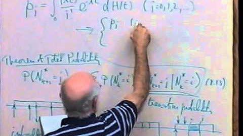 MAP6265: Advanced Queueing Theory - Lecture 15
