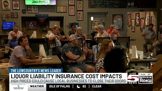 VIDEO: Rising liability insurance forcing Lowcountry bars and restaurants to close