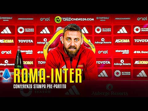 Conferenza De Rossi pre Roma-Inter: “Con spocchia possiamo vincere. Lukaku non sia emotivo"