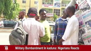 military bombardment in kaduna