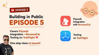Building My AI Journaling App in Public (Episode 5) — RevenueCat + TestFlight