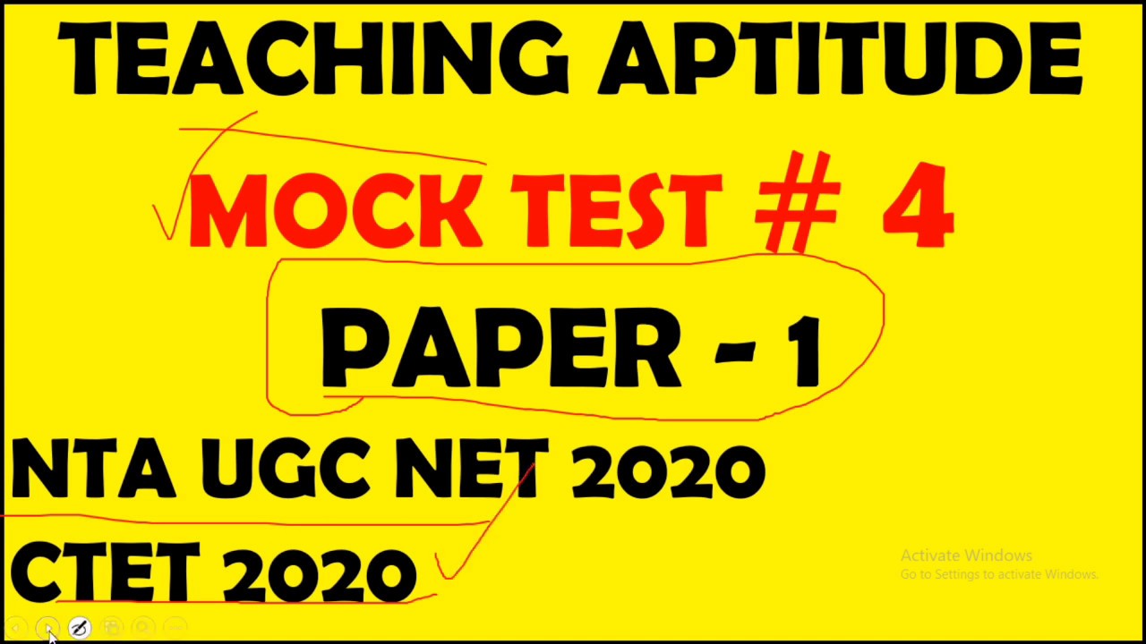 teaching-aptitude-mock-test-4-nta-ugc-net-2020-youtube