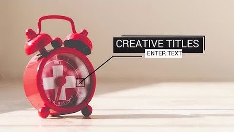 1o Call Outs Title Motion Graphics Templates