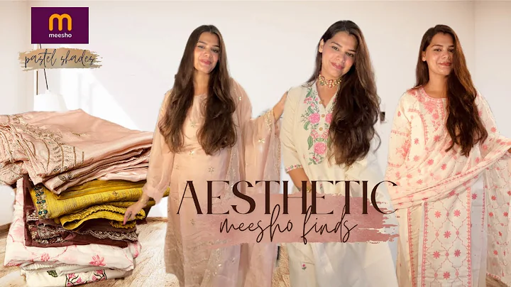 *Meesho* Festive 💯 Aesthetic Kurti Sets ✅ #meeshofinds #haul