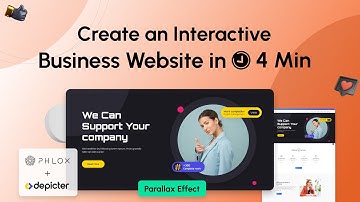 Website with Parallax Slider Using Phlox Theme (4 min) 🌟