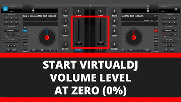 Virtual DJ Tips: [Update] Start VirtualDJ with Default Volume Level Zero (0%)