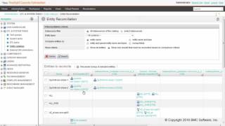 Reconcile from Entity Catalog | TrueSight Capacity Optimization