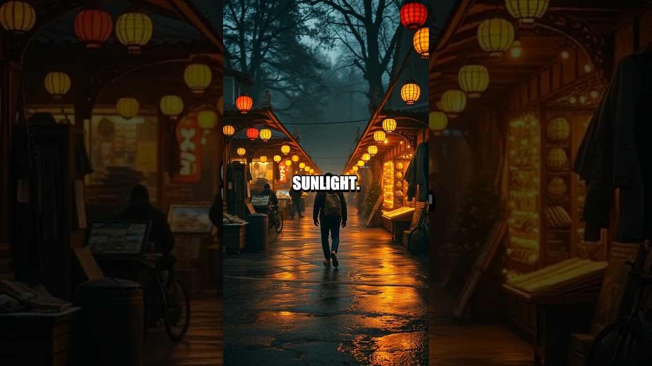 The Night Market of Fireflies in an Abandoned Orchard