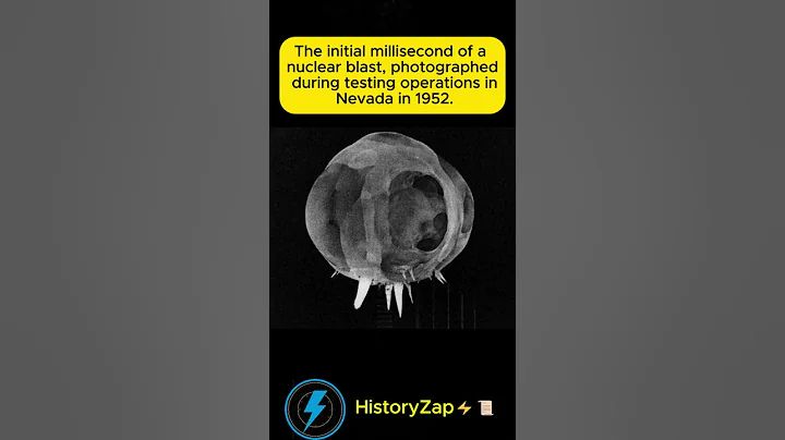 Rare 1952 Photo: Nuclear Explosion's First Moment