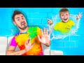 Платоха Моха прыгает сквозь стену и шутит над папой | Сборник видео для детей