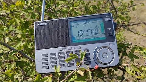 Test new Sangean ATS 909x2 with SWRadiogram 04.09.2021 4k video