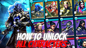 UNLOCK ALL CHARACTERS EASILY & FAST | SHADOW FIGHT ARENA |