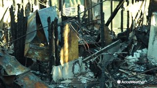 Hundreds of homes destroyed by Woolsey Fire in California