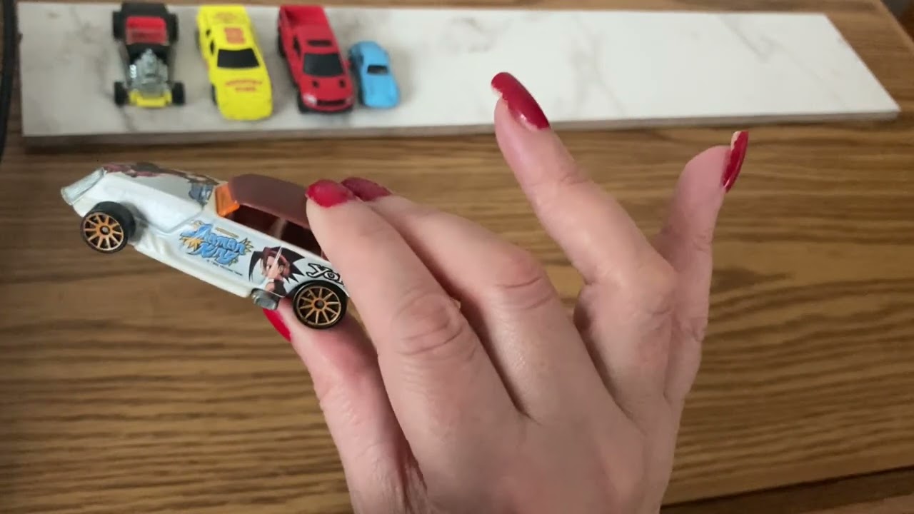 ASMR Мягкое описание Hot Wheels, Matchbox и других игрушечных машинок! Колеса катятся!
