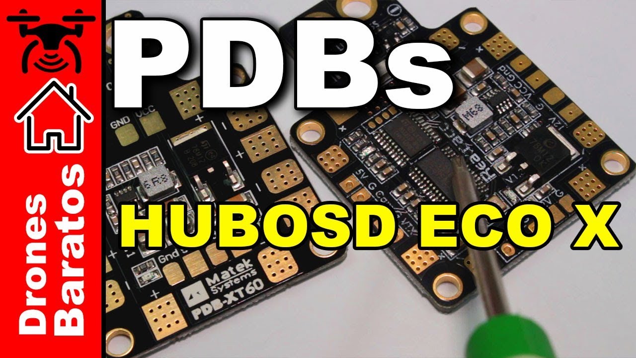 Realacc Matek HUBOSD ECO X En Español : Que son las PDB con OSD?