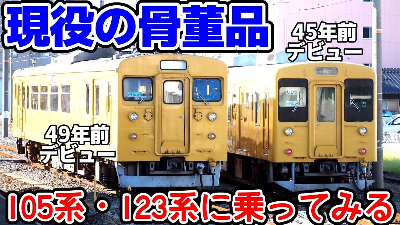 【105系】生きる骨董品電車に乗ってみた【ゆっくり鉄旅実況】