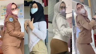 TIKTOK JILBAB PNS GOYANG PINGGUL HOT 💦 || TIKTOK ID : @mardiyahmalik06