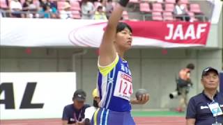 第99回日本陸上競技選手権大会 女子 砲丸投 決勝　8位