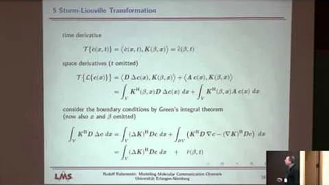 Rudolf Rabenstein: Modelling Molecular Communicati...