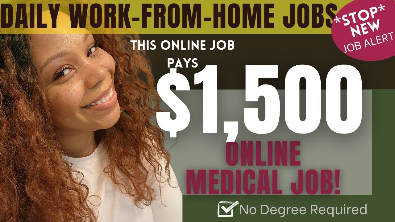 📌1,500 to WORK FROM HOME! MUST SEE WFH JOB! NO DEGREE REQUIRED! VERY