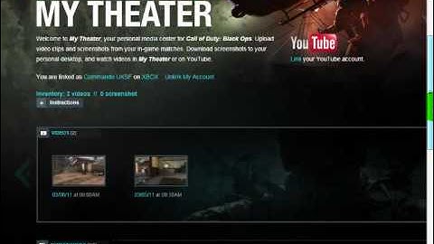 How to put clips on your youtube account using theatre mode on black ops without a capture card