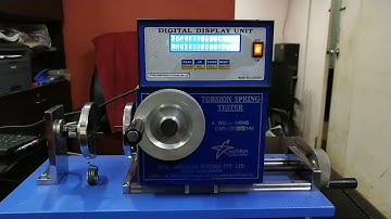 Torsion Spring Testing Machine