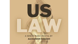 A Senior Piano Recital by Alexander Kosasih - Us Law - Rabu, 21 Desember 2022