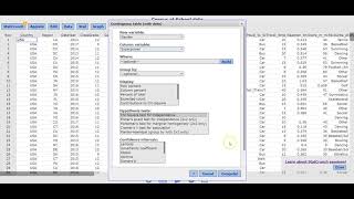 Statcrunch Making Tables Freq & 2 way