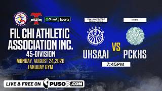 Fil-Chi Athletic Association Inc. | 45's Division | UHSAAI vs PCKHS