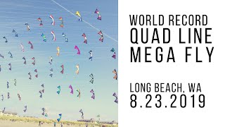 Quad Line Mega Fly - World Record - 101 Kites