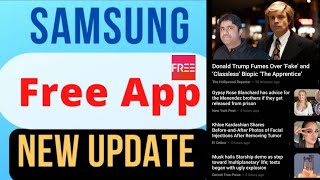 SAMSUNG | Free App_NEW UPDATE _home screen setting screenshot 1