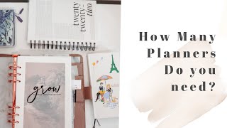 5 Ways to figure out How Many Planners to Use |Beginners Guide
