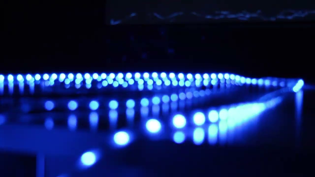 Max/MSP Audio Visualizer with LED Strips: Physical Demo Vid - YouTube