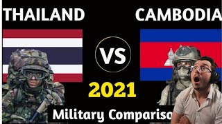 Thailand Vs Cambodia Military Power Comparison 2021 REACTION