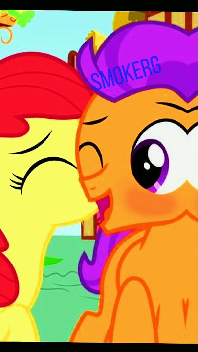 Scootalo x Rumble, Applebloom x Tender Taps (mlp)