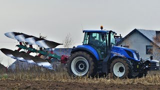 Orka Zimowa 2019 ☆ New Holland T5.120  ☆ Kverneland 150 S