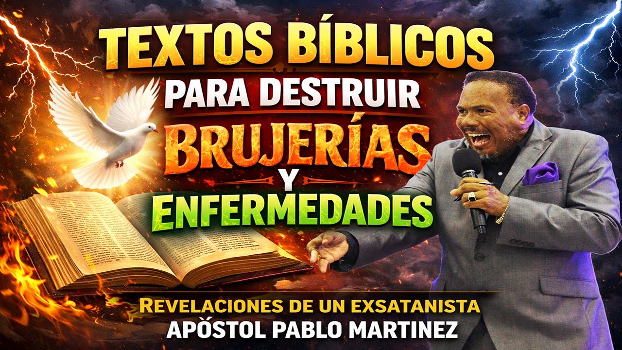 TEXTOS BÍBLICOS PARA DESTRUIR BRUJERÍAS Y ENFERMEDADES -  REVELACIONES DE UN EX SATANISTA