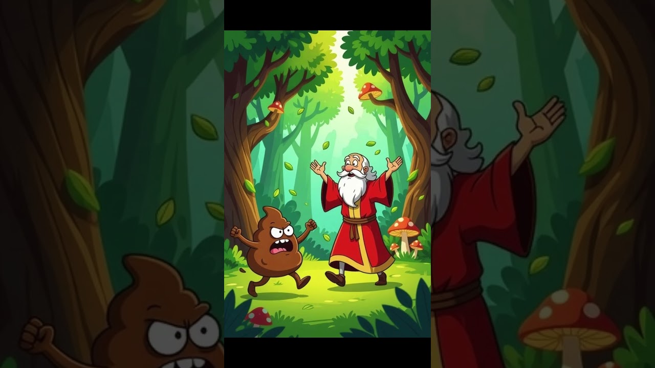 Гротескная анимация Битва мудрости и говна