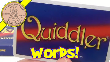 The Game Quiddler The Short Word Card Game 1998
