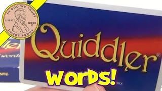 The Game Quiddler The Short Word Card Game 1998