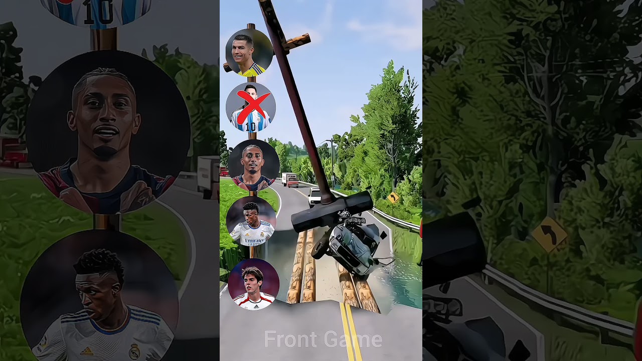 Footballers X CarCrash😉Which Player is Best? 