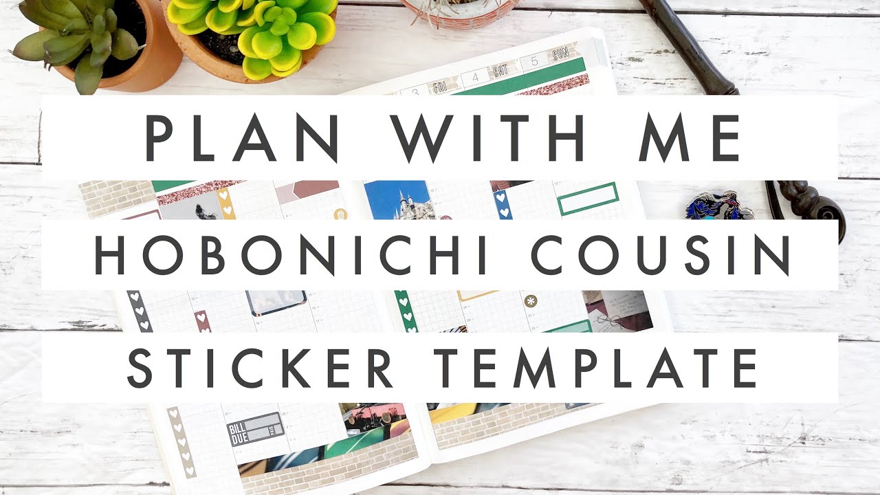 Printable Hobonichi Cousin Weekly Planner Stickers - Create – Virgo and  Paper