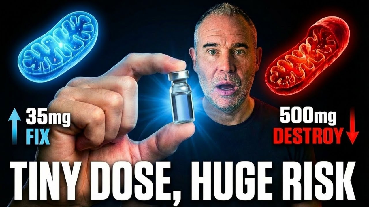 35mg FIXES Mitochondria Energy & BOOSTS Brain Power (BUT 500mg DESTROYS BOTH)