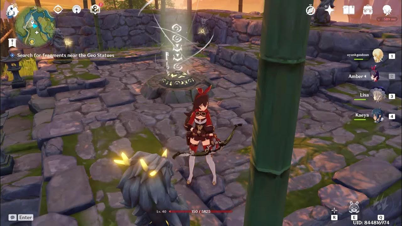 [9] Find Fragments Near Geo Statues Genshin Impact Mihoyo YouTube