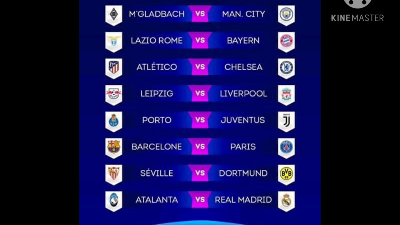 Tirage 8 Eme De Finale De Ligue Des Champions 2020 2021 Youtube