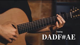 Guitar Pop Riff DADFAE Tuning