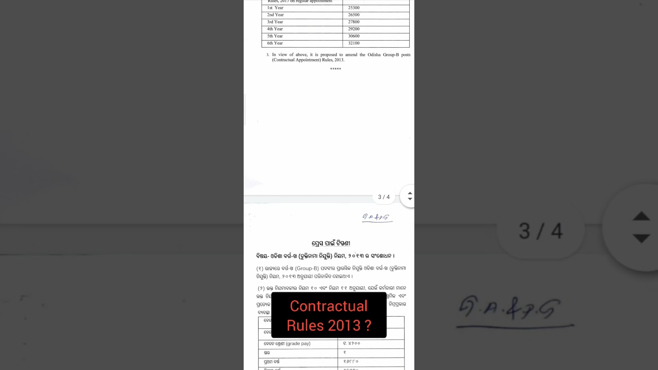 What is Contractual Rules 2013