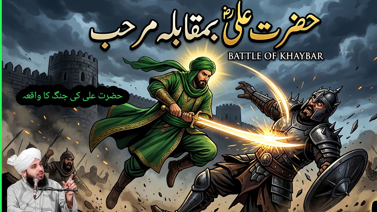Hazrat Ali (RA) vs Marhab || Jang e Khaybar Ka Zabardast Waqiya || Sher e Khuda Ki Bahaduri ||